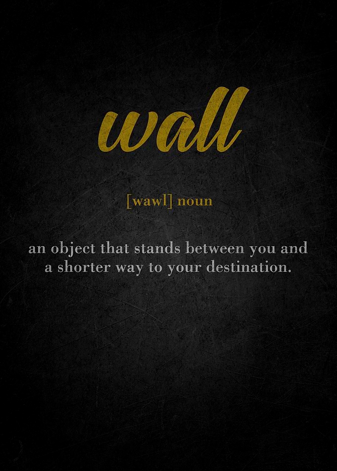 Wall Definition Art Print