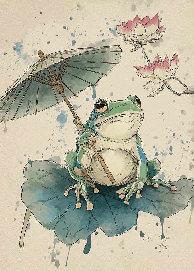 Frog Lotus Flowers