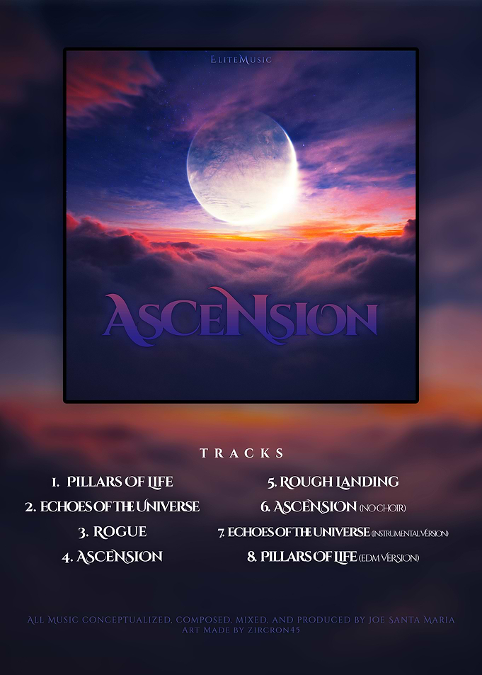 Ascension Album Cover Art and Track List