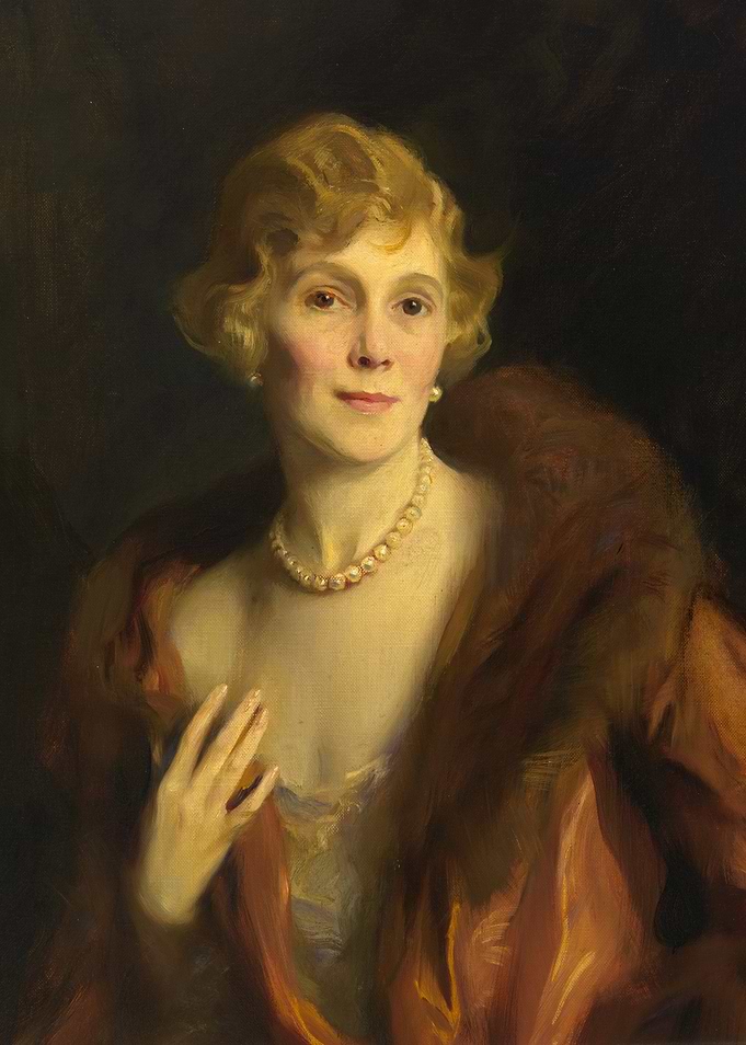 Elegant Woman Portrait Painting