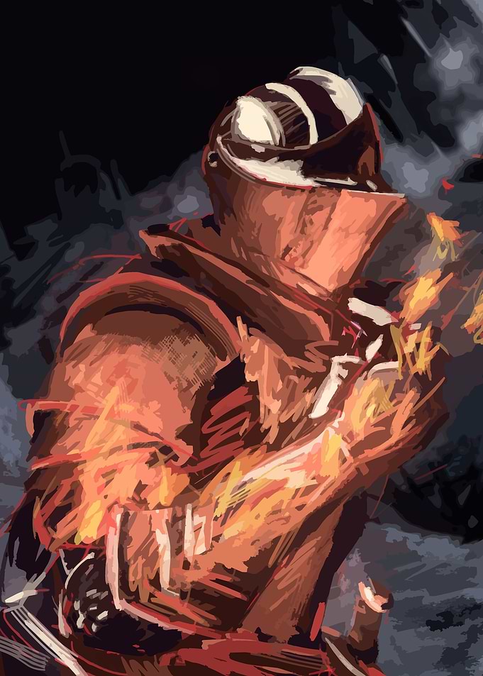 Fiery Knight