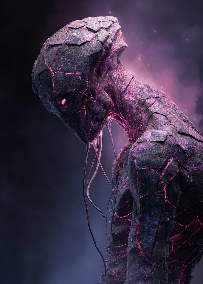 Pink Stone Creature