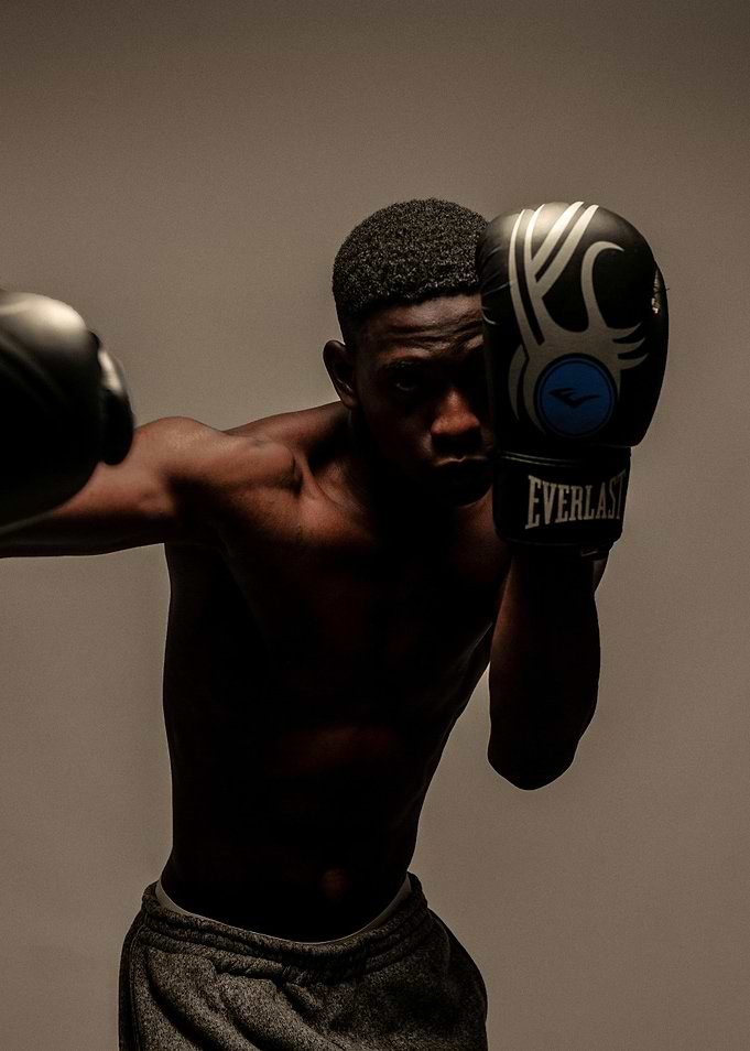 Boxer in Action