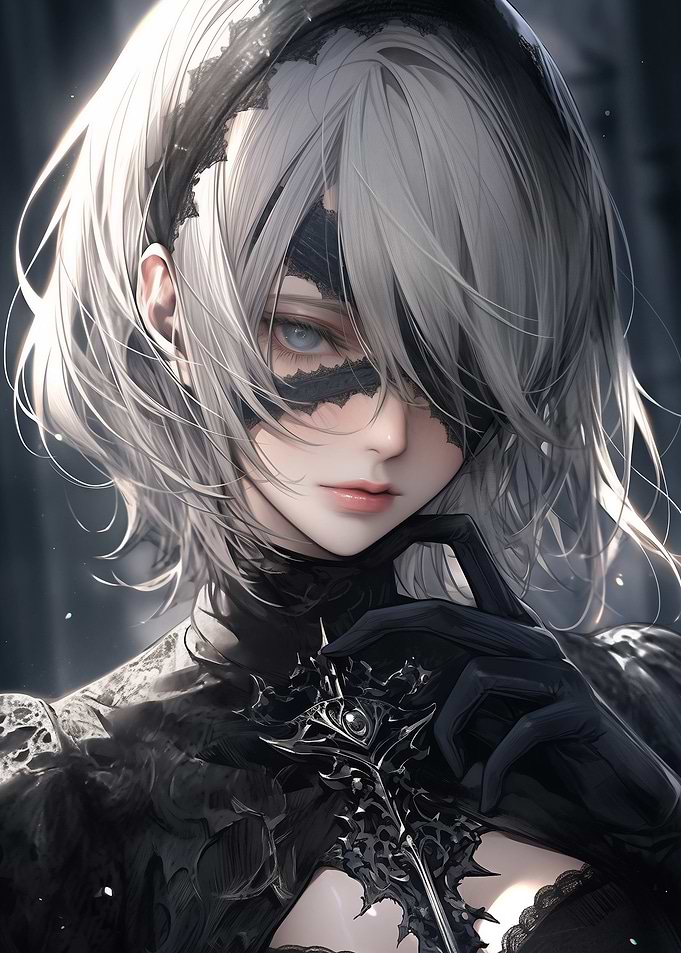 2B Nier Automata Portrait