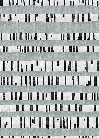 Abstract Black and White Striped Pattern