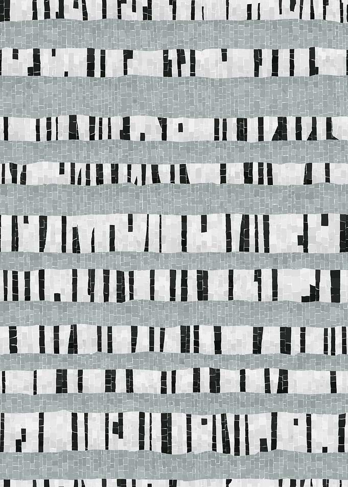 Abstract Black and White Striped Pattern