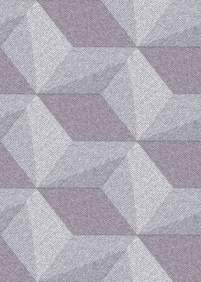Abstract Geometric Pattern with Fabric Texture