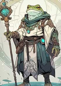 Frog Wizard Staff