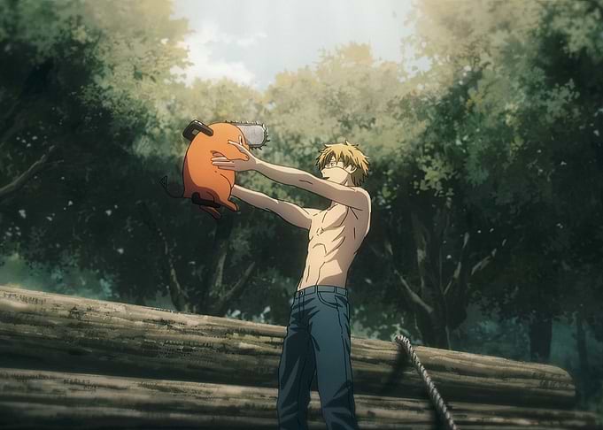 EP01 Denji and Pochita play