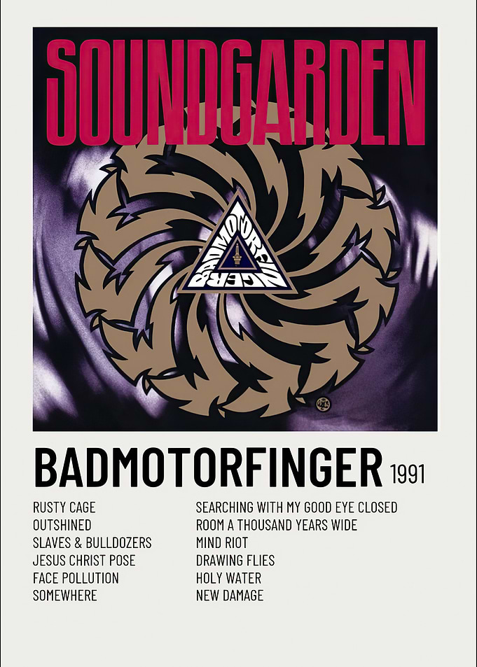 Soundgarden - Badmotorfinger Album Cover