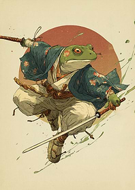Frog Samurai Katana