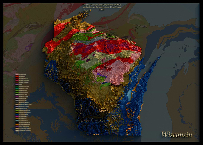 Wisconsin Geological Map