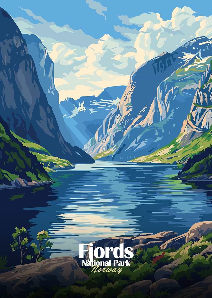 Fjords National Park Norway Landscape