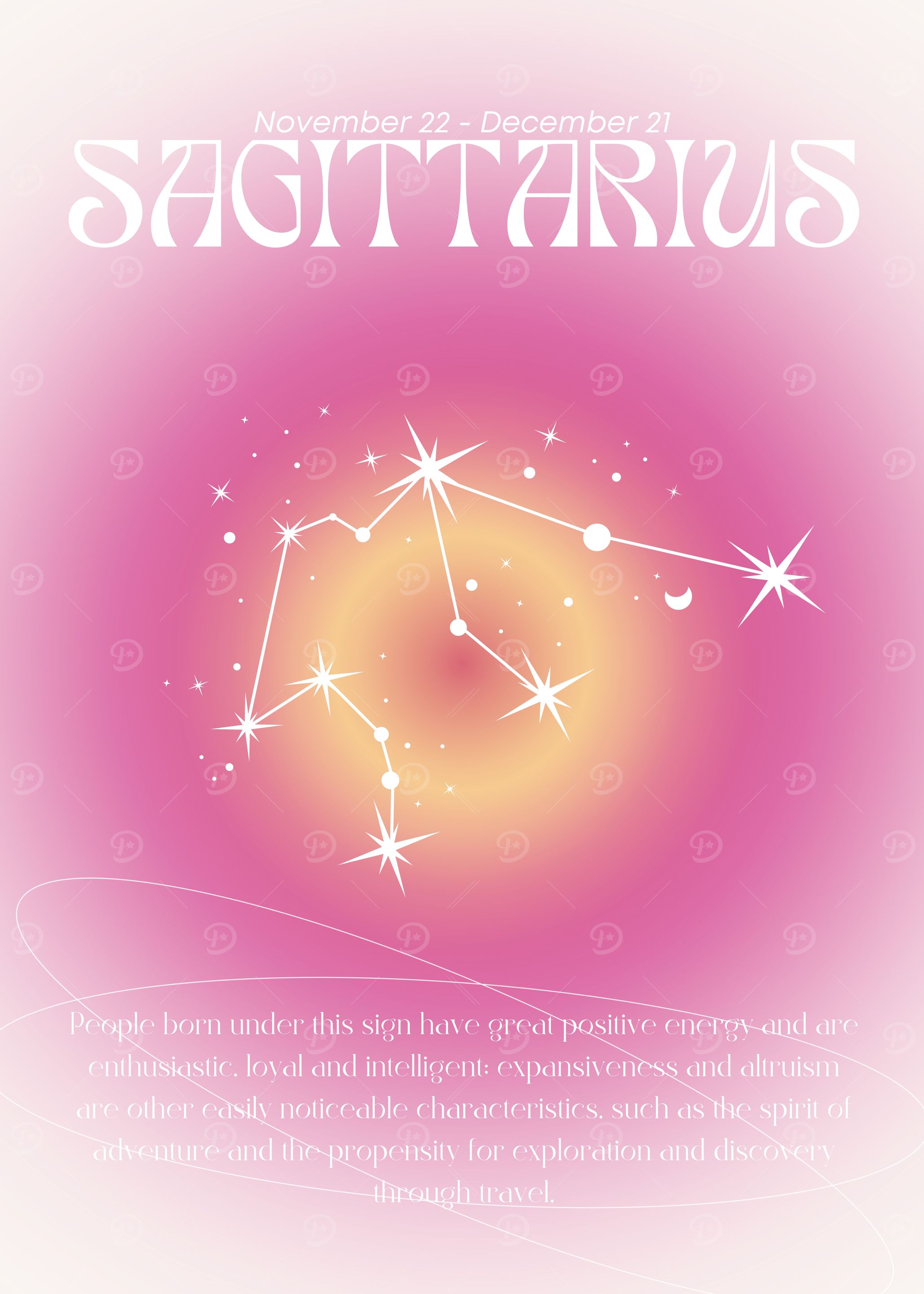 Sagittarius Zodiac Sign Art