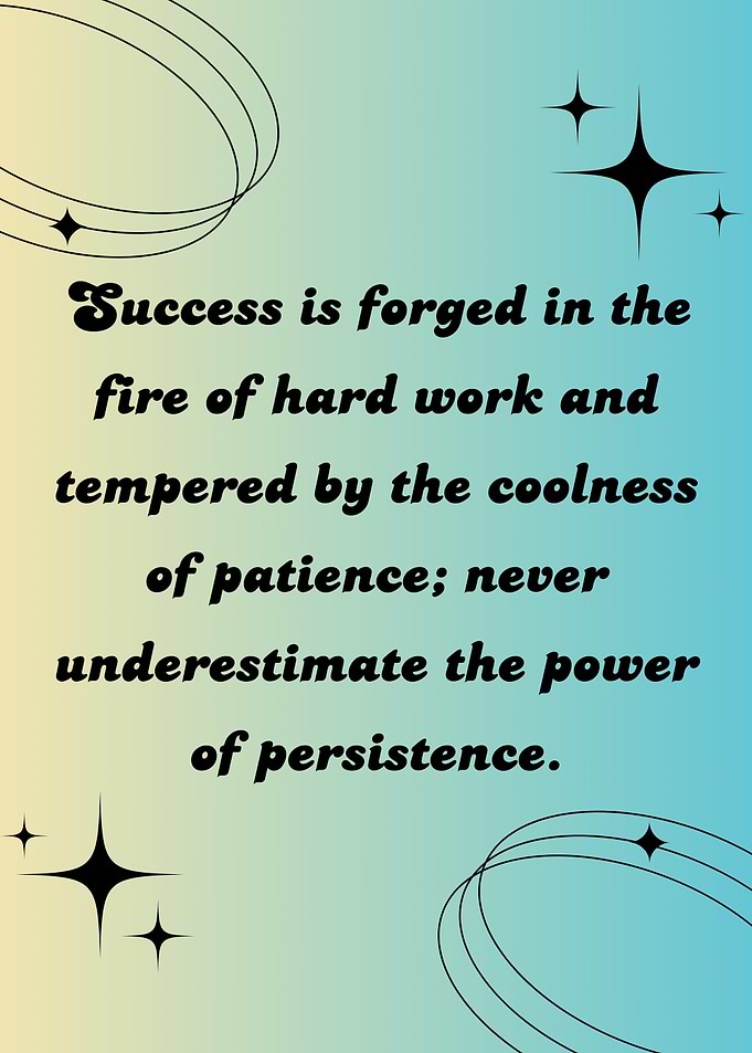 Inspirational Quote: Success and Persistence