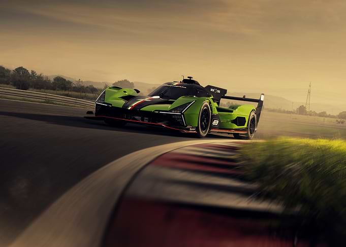 Green and Black Racing Car on Track