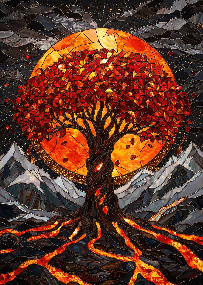 Tree of Life Stained Glass