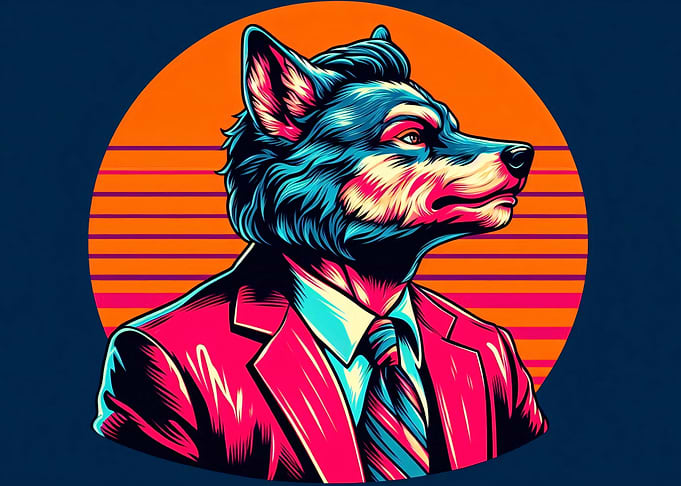 Wolf of Wall Street - in a Suit
