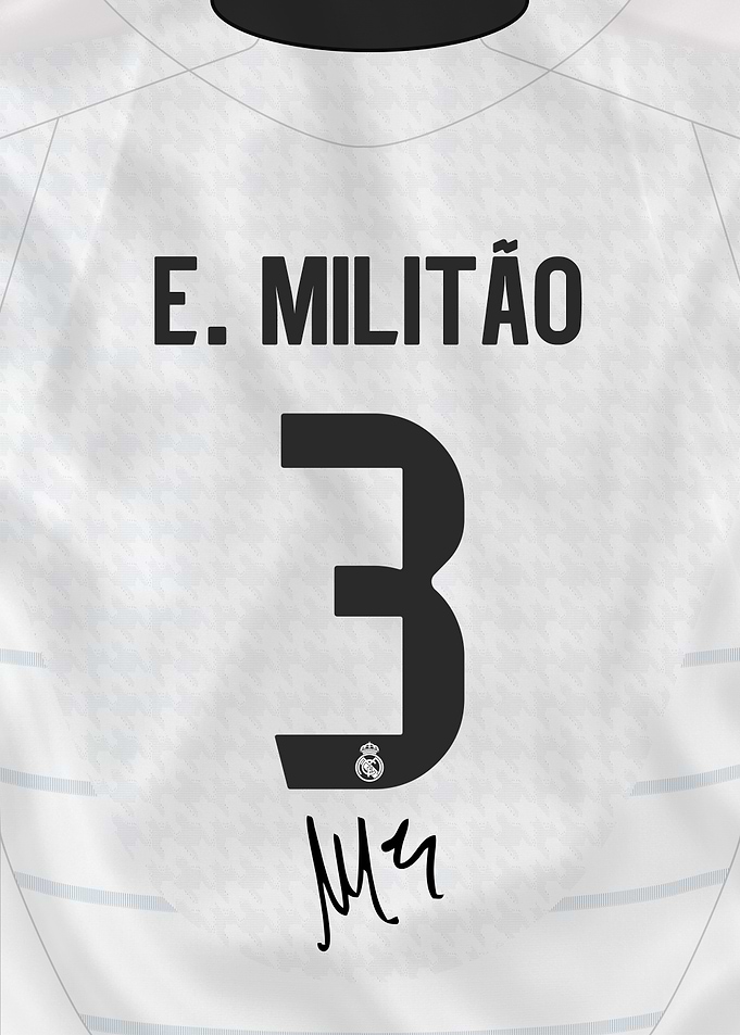 E. Militão Madrid Jersey
