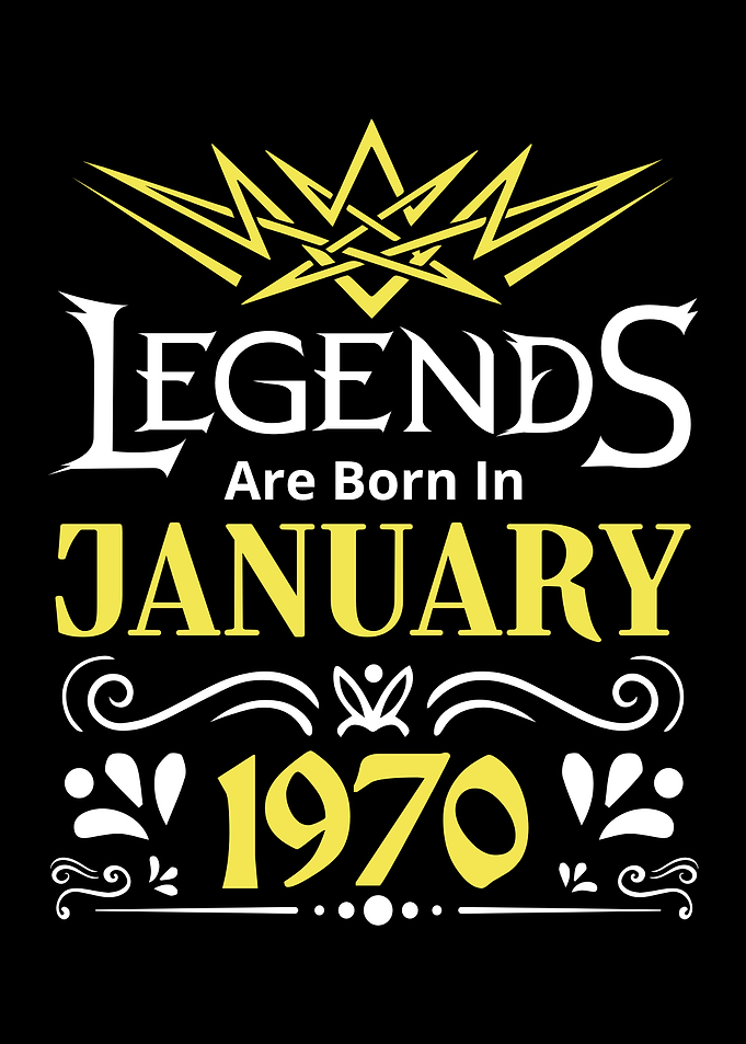 Legends Born In January 1970
