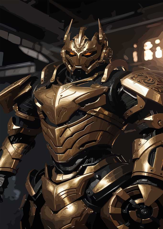 Golden Armored Warrior