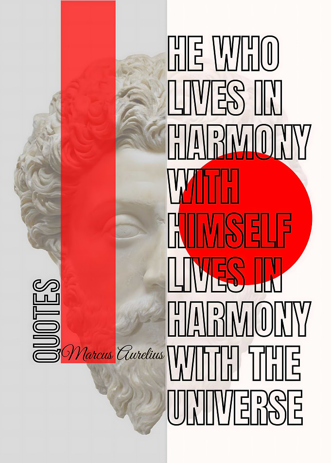 Marcus Aurelius Quote Harmony Universe
