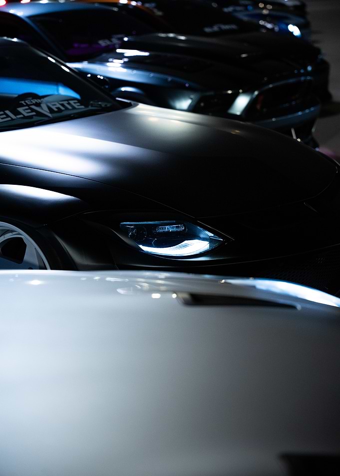 Nissan 400z headlight shot