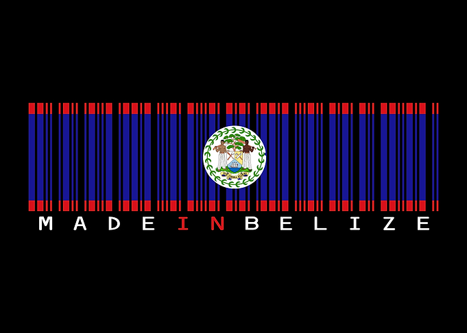 Made in Belize Barcode Flag