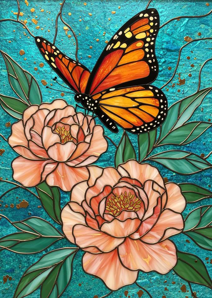 Butterfly Stained Glass