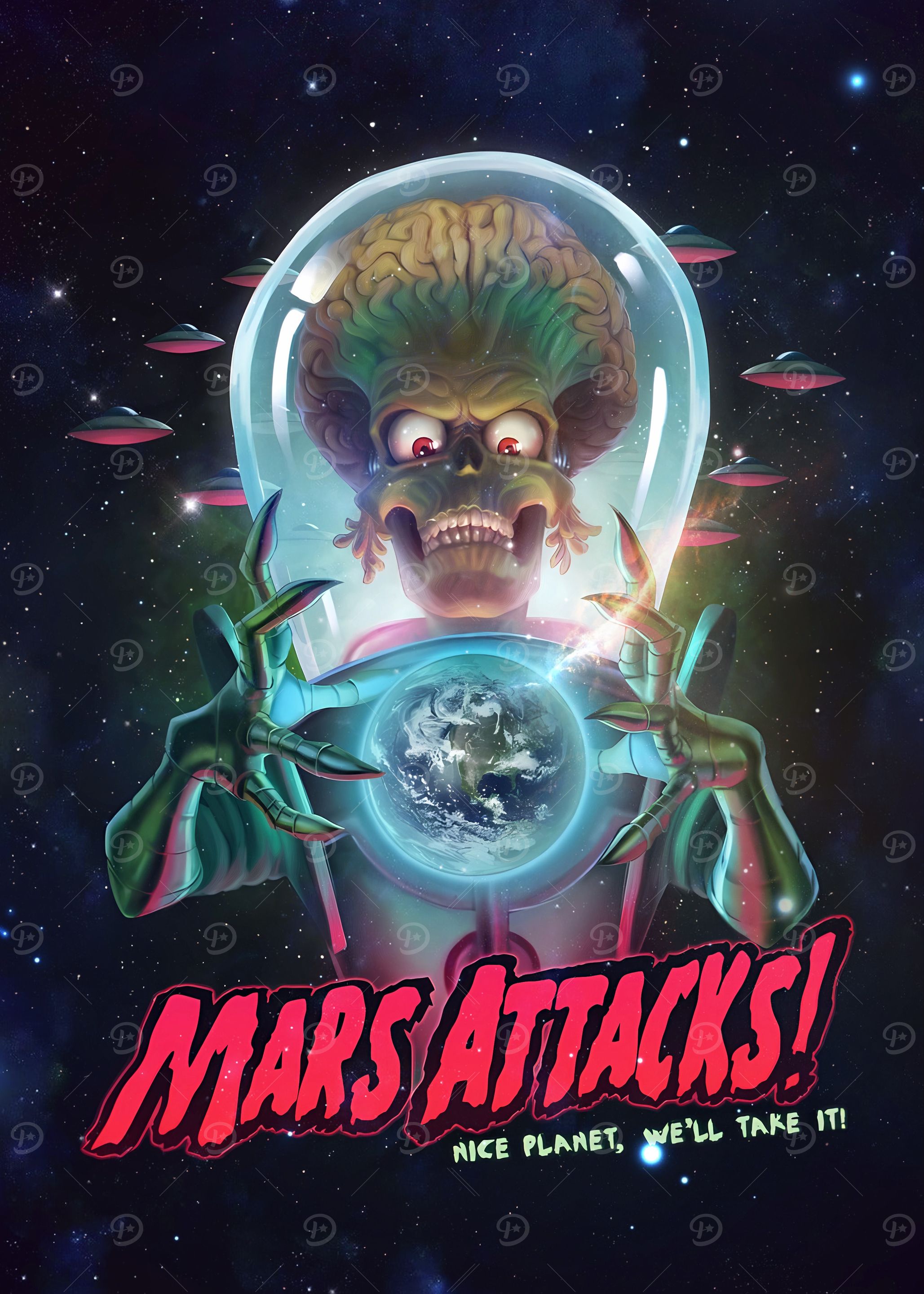 Mars Attacks! Movie Poster