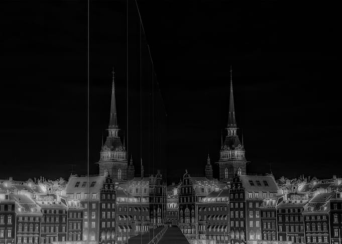 Stockholm by night