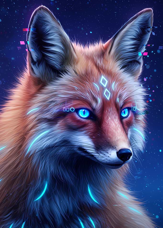Cyberpunk Fox
