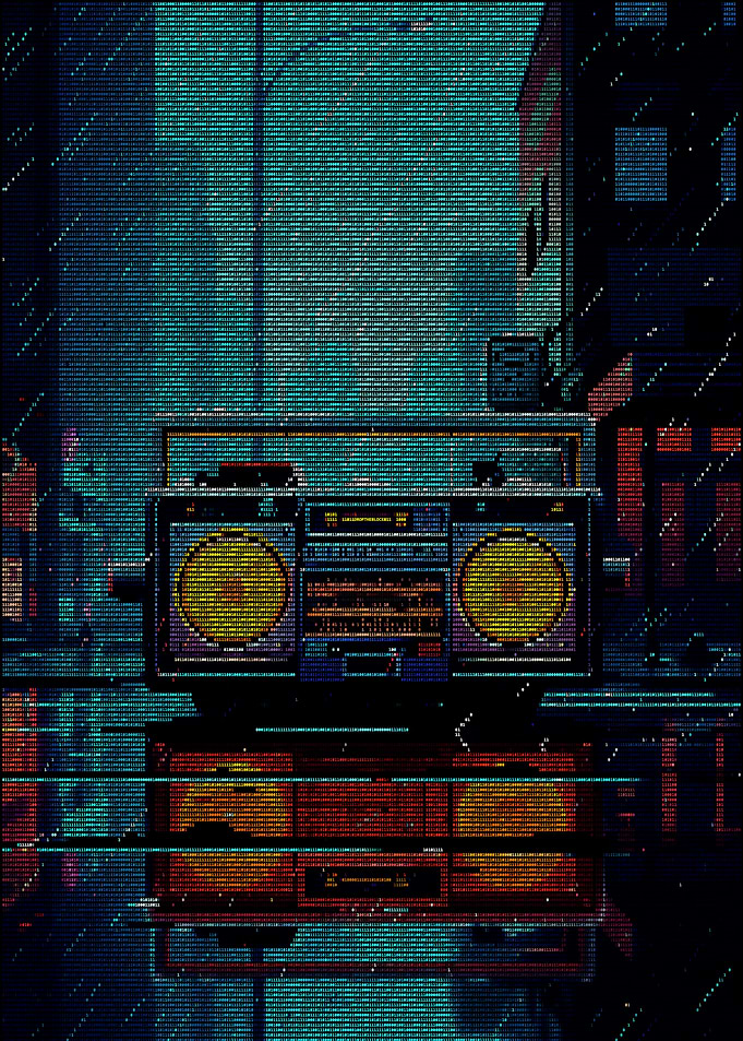Retro Boombox in Rain
