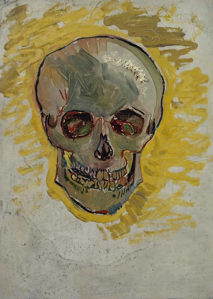 Vincent Van Gogh - Skull (Dutch: Schedel)