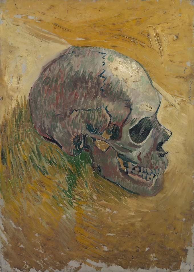 Vincent Van Gogh - Skull (Dutch: Schedel)