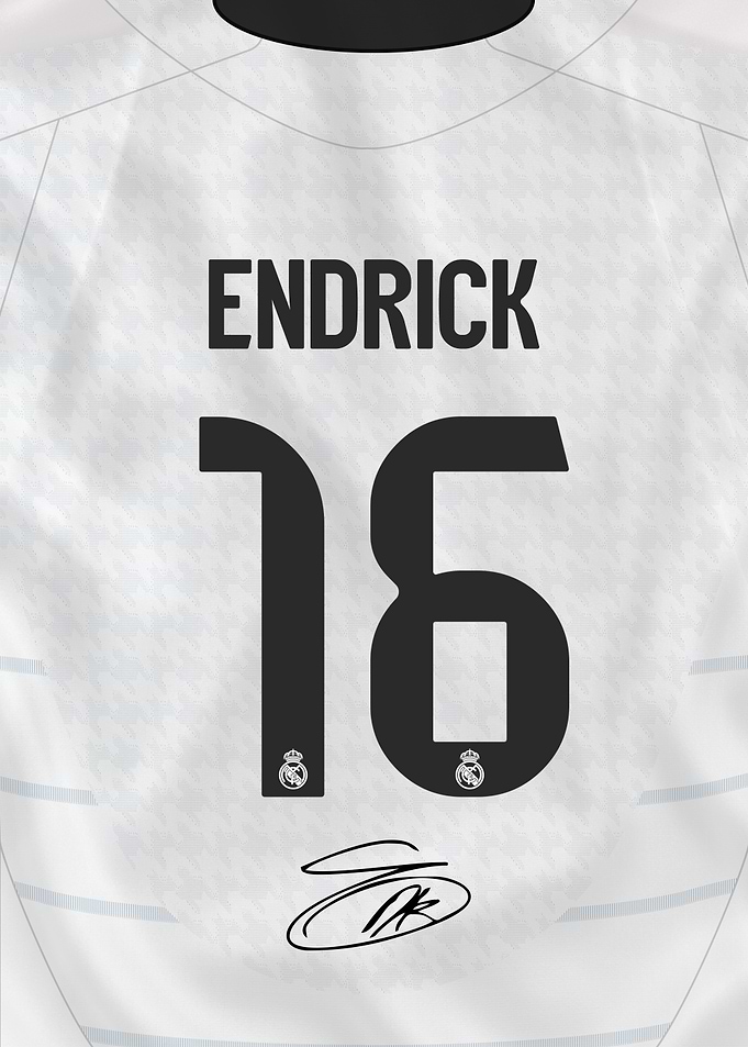 Endrick 16 Madrid Jersey