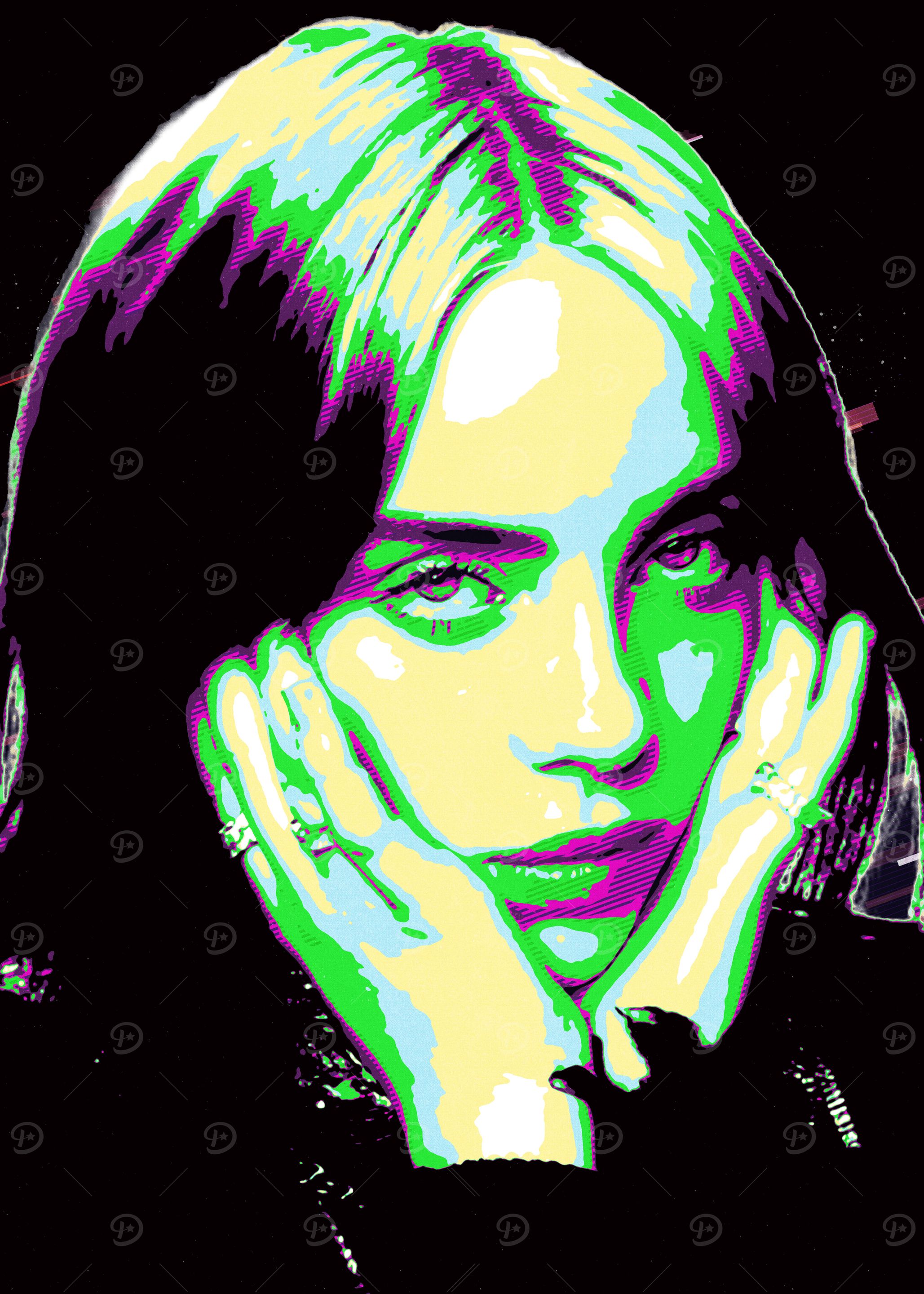 Billie Eilish Pop Art