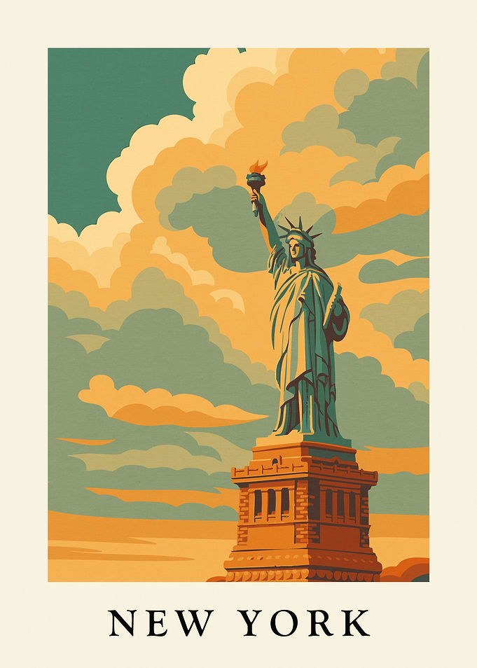 Statue of Liberty New York Art
