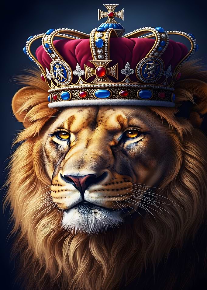 Lion King with Crown