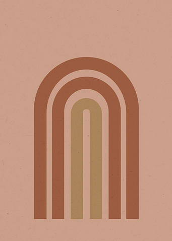 Bohemian geometric arch