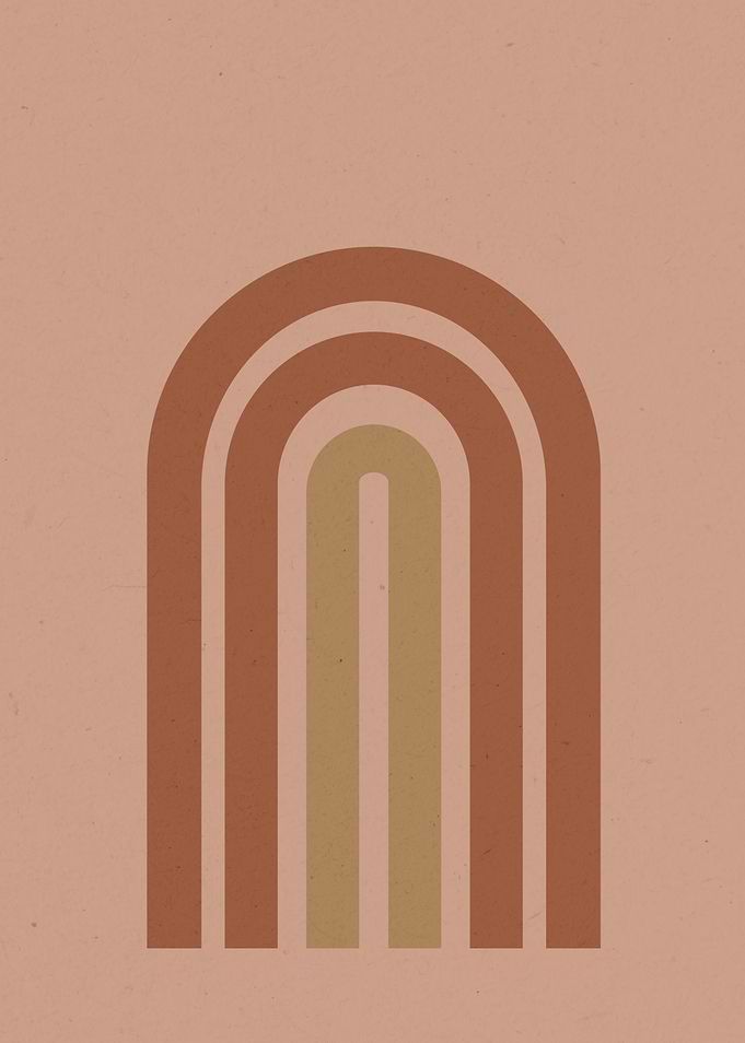 Bohemian geometric arch