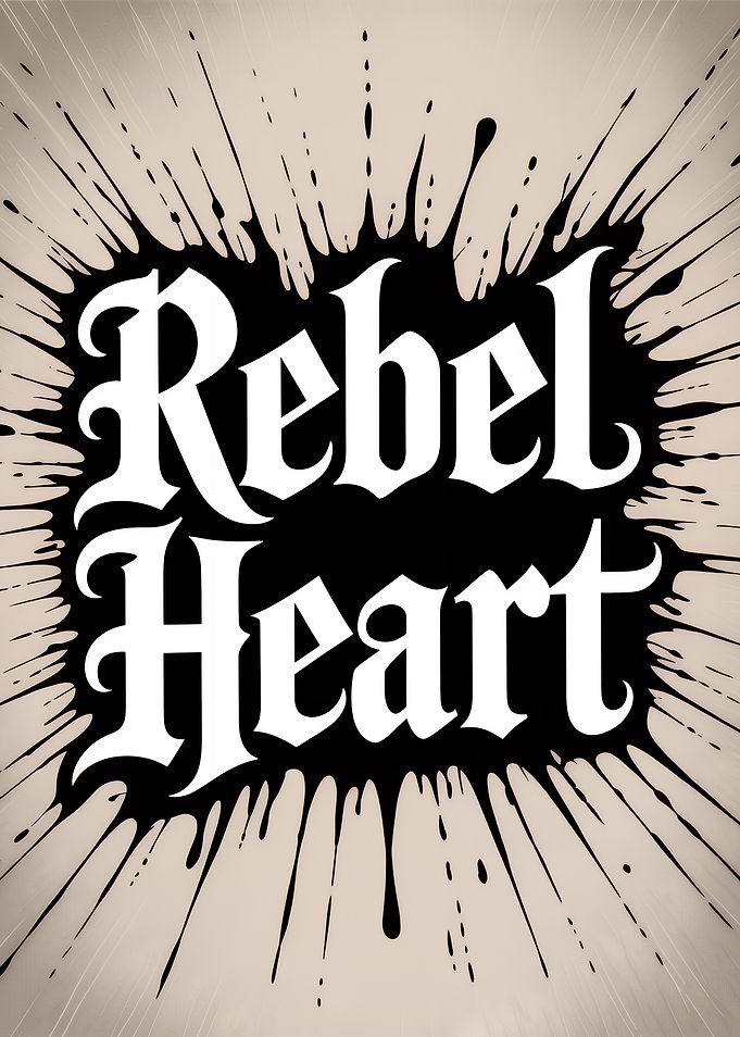 Rebel Heart Text Art