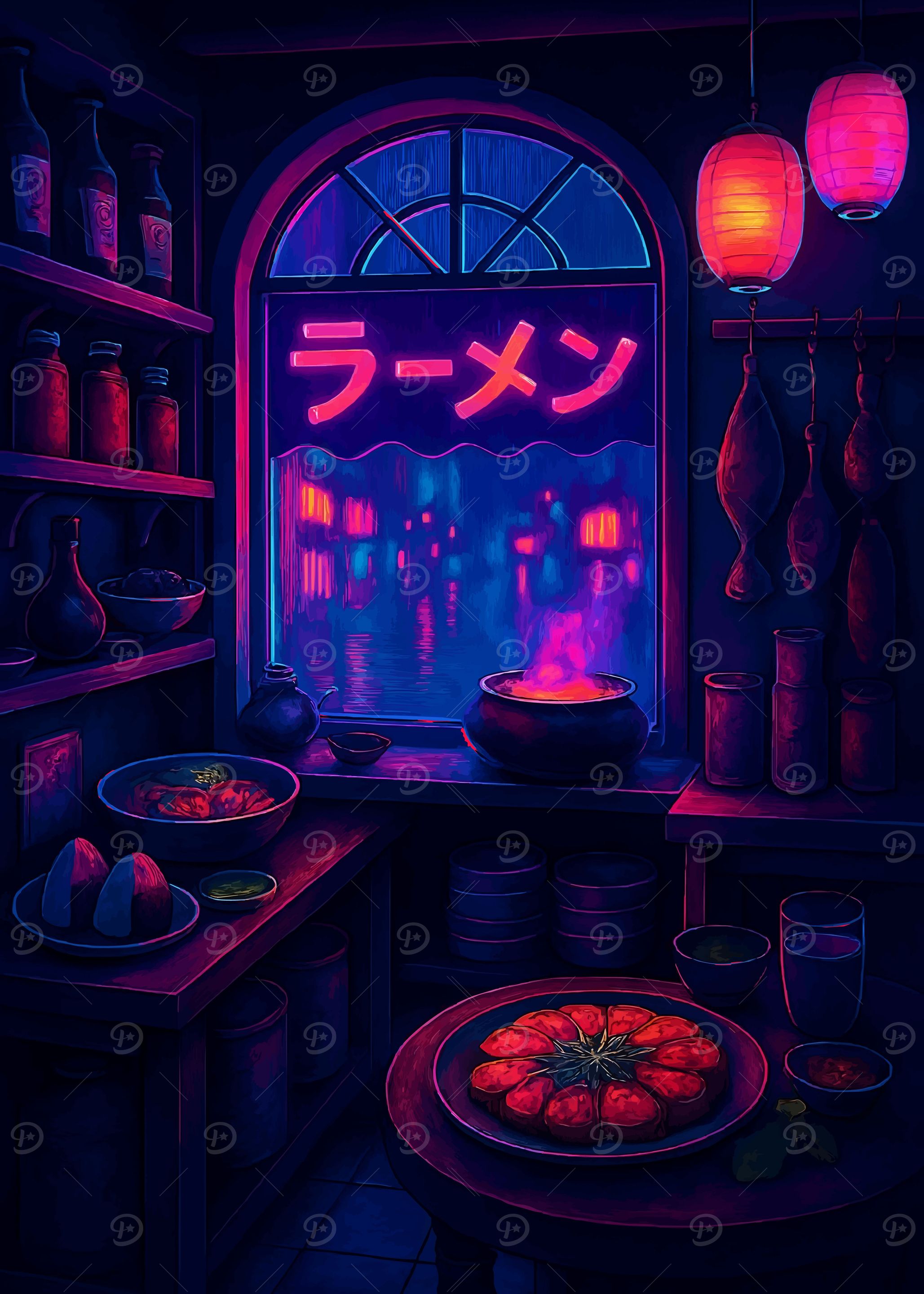 Neon japanese Shop