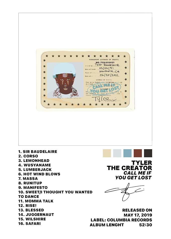 Tyler the Creator Album Cover
