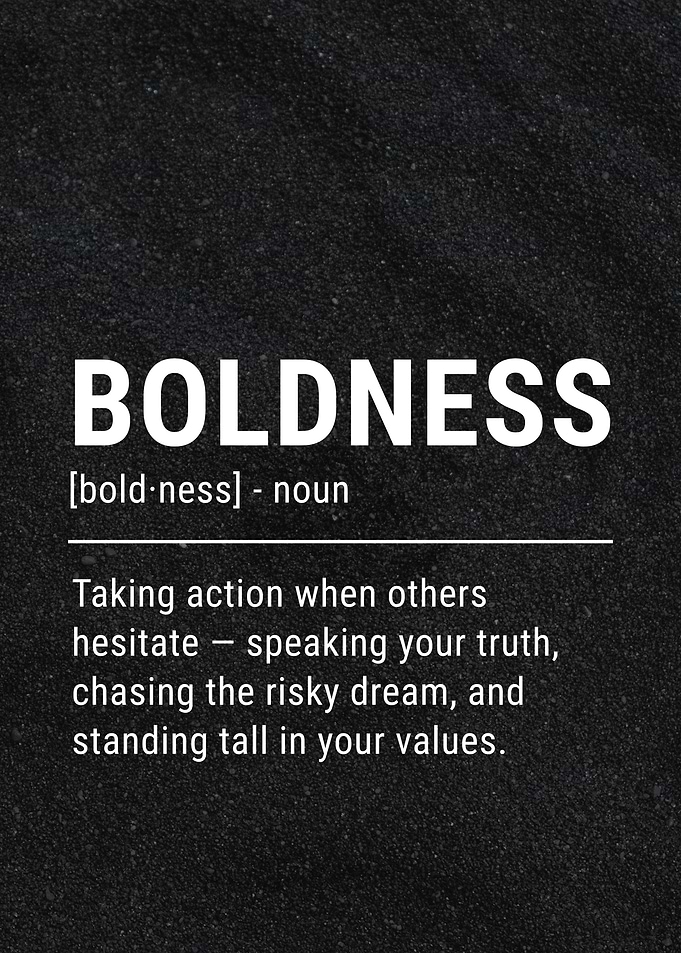 Boldness Definition