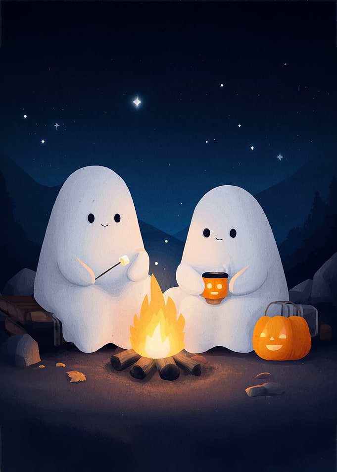 Ghostly Campfire Friends