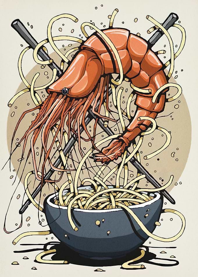 Shrimp Noodle Bowl