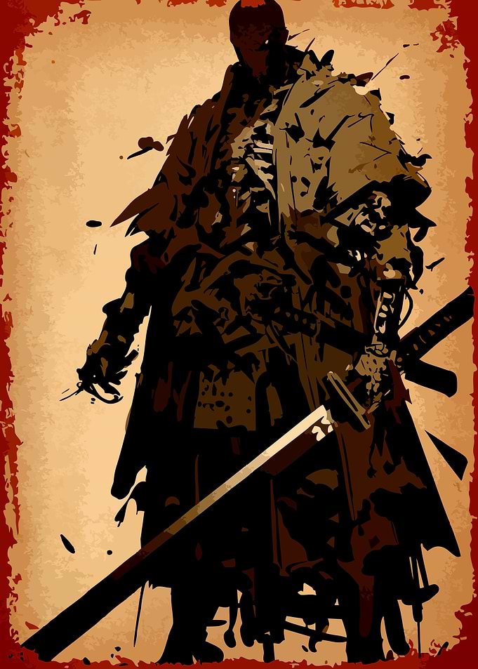 Samurai Warrior Digital Art
