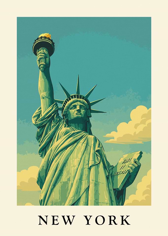 Statue of Liberty New York Poster