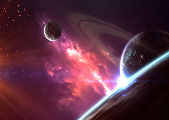 Cosmic Planets and Nebula